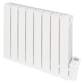 Radiateur en aluminium électrique Resia, 700 W, blanc RAL 9010