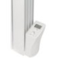 Radiateur en aluminium électrique Resia, 1800 W, blanc RAL 9010