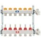 Collecteur de circuit de chauffage itap 918 CB Eclipse, DN25 (1") en acier inoxydable, 2 circuits de chauffage, avec débitmètre