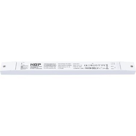 Bloc d’alimentation LED CV 24V DC 30-100W 1,25-4,17A graduable DALI-2 IP20 linéaire