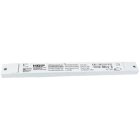 Bloc d’alimentation LED CV 24V 12-30W  inf à 0.19A graduable DALI IP20