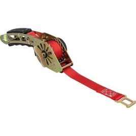 Sangle de portage à enrouleur automatique Grip 25mm 20kg 2,5m rouge