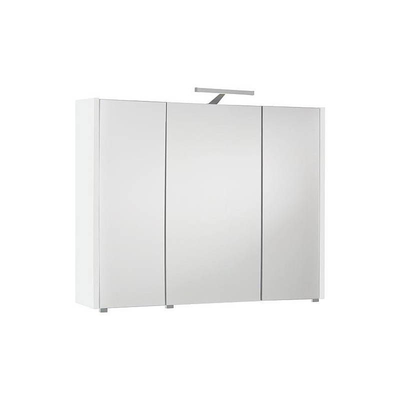 Armoire à glace avec éclairage blanc brillant 3 portes 950x750x188mm