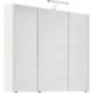 Armoire à glace avec éclairage blanc brillant 3 portes 850x750x188mm