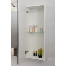 Armoire à glace avec éclairage blanc mat 3 portes 850x750x188mm