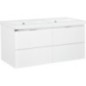 WTU+Fonte minérale WTU EPIC blanc brillant 4 tiroirs 1210x580x510mm