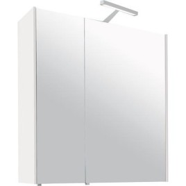 Armoire à glace avec éclairage blanc brillant 2 portes 700x750x188mm