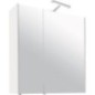 Armoire à glace avec éclairage blanc brillant 2 portes 700x750x188mm