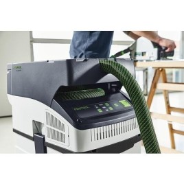 Aspirateur eau et poussière sans fil Festool 2 x 18V CTLC MINI I-Basic, classe L, sans batteries ni chargeur