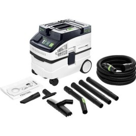 Aspirateur eau et poussière FESTOOL CT 15 E-Set CLEANTEC, 350 - 1200 W avec cuve de 15 l