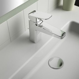 Mitigeur de lavabo Ideal Standard Ceraplan 90 avec Bondes à tirette Garniture d’écoulement Chrome