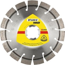 Disque à tronçonner diamant Klingspor DT 600 U SUPRA X-LOCK 125 x 2,4 x 22,23 mm, 15 segments