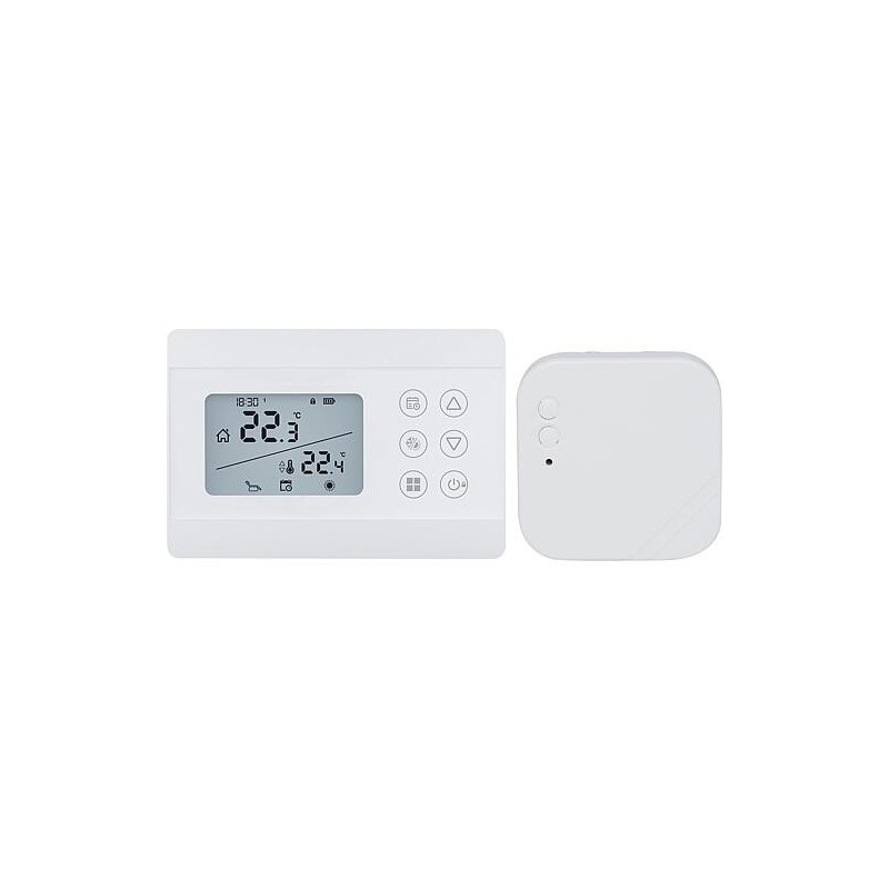 Thermostat d’ambiance sans fil Digital Imit Silver CR/RF S