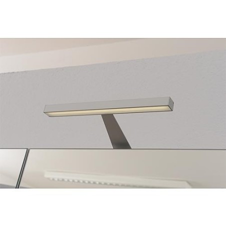 Ensemble de meubles de salle de bains EPIL série MBF blanc brillant 2 tiroirs largeur 710mm