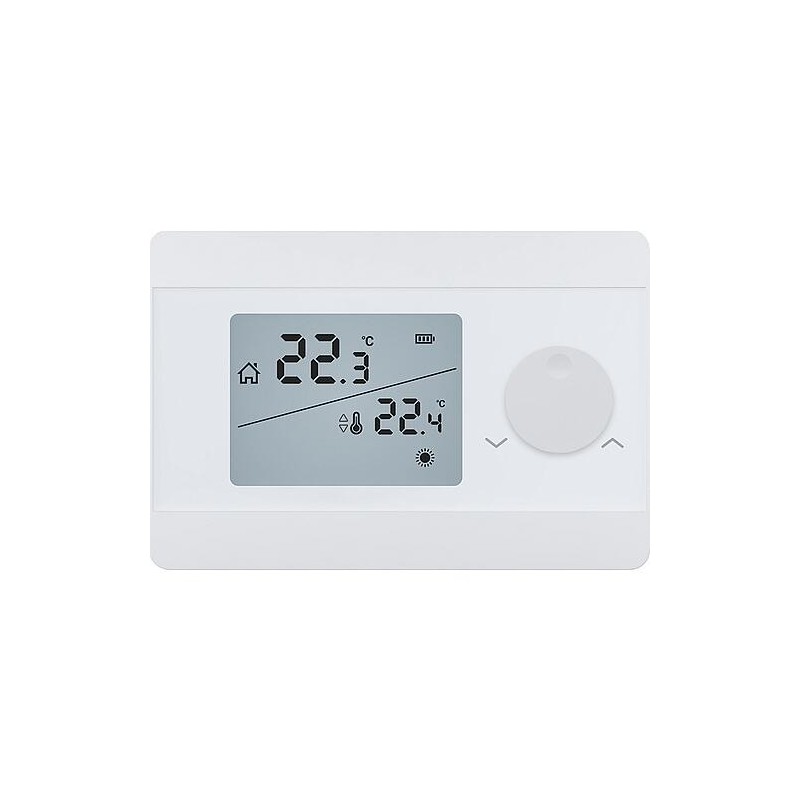 Thermostat d’ambiance Digital Imit Silver TA S, filaire