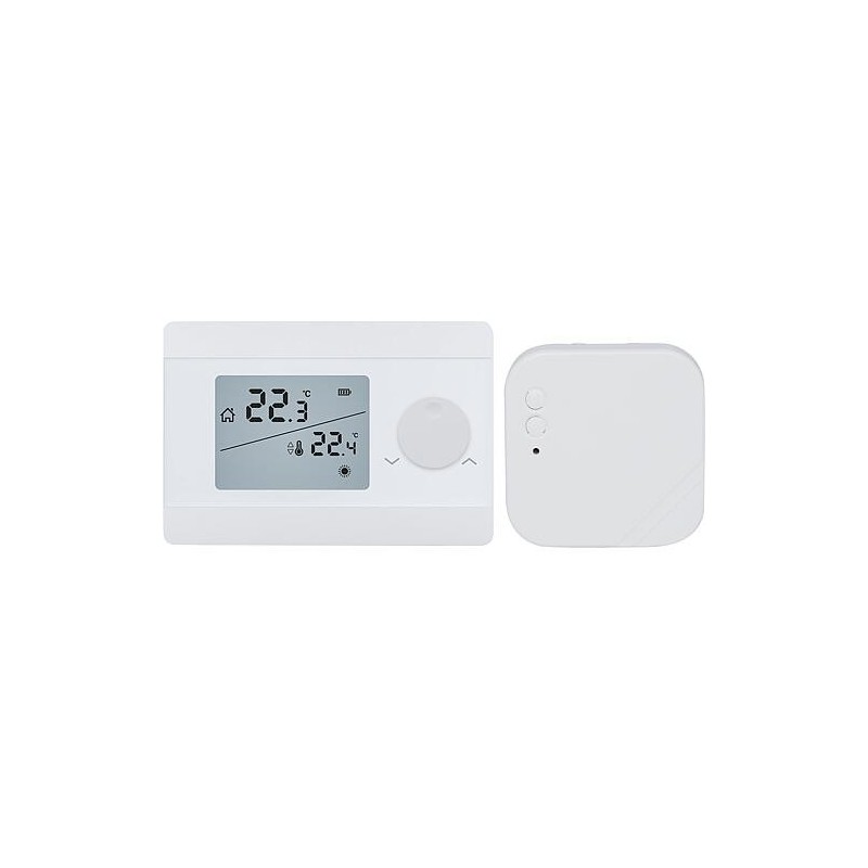 Thermostat d’ambiance sans fil Digital, Imit Silver TA/RF S