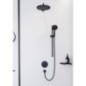 Mitigeur thermostatique encastré Hansgrohe ShowerSelect S Set de finition 2 consommateurs noir mat