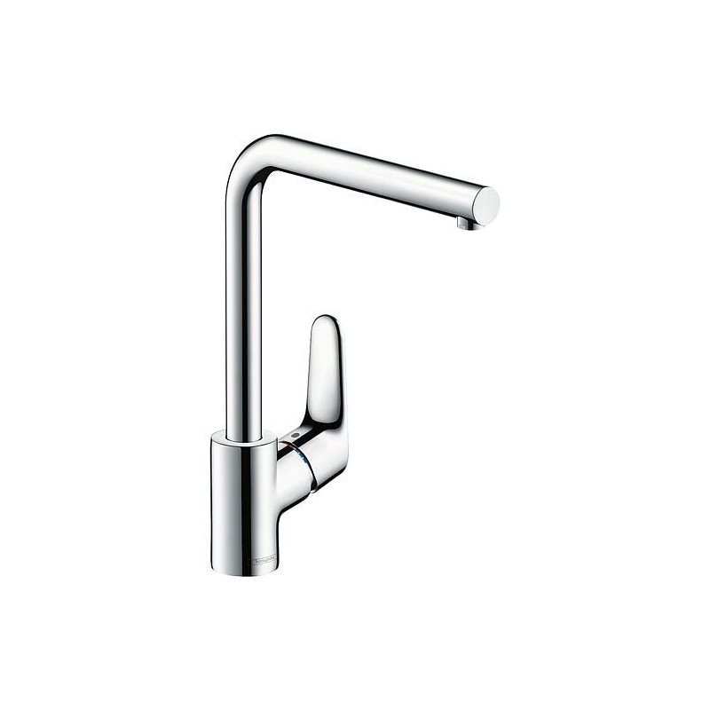 Mitigeur d’évier Hansgrohe Focus M41 poignée latérale 1jet chrome