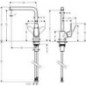 Mitigeur d’évier Hansgrohe Focus M41 poignée latérale 1jet chrome