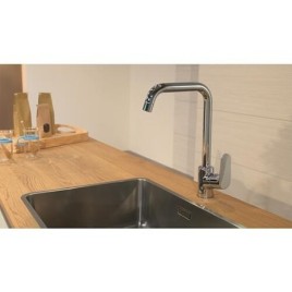 Mitigeur d’évier Hansgrohe Focus M41 poignée latérale 1jet chrome