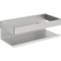 Panier de douche Kalomo argent, 280x100x75 mm