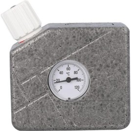 Vanne régulatrice à circulation thermostatique RTV A, DN20 (3/4"), avec coque isolante