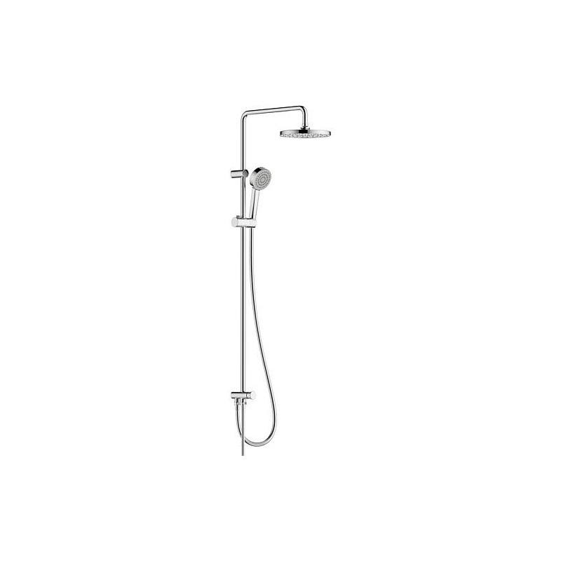 Système de douche Hansabasic sans thermostat, pomme de douche 200 mm, chromé