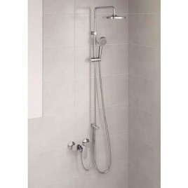 Système de douche Hansabasic sans thermostat, pomme de douche 200 mm, chromé