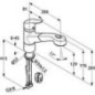 Mitigeur d’évier Kludi Objekta Bec orientable 110°, chromé