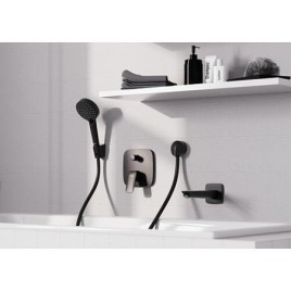 Flexible de douche Hansgrohe Isiflex B 1600mm, noir mat