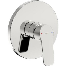 Mitigeur douche encastré Hansabasic, rosace 170 mm, chromé