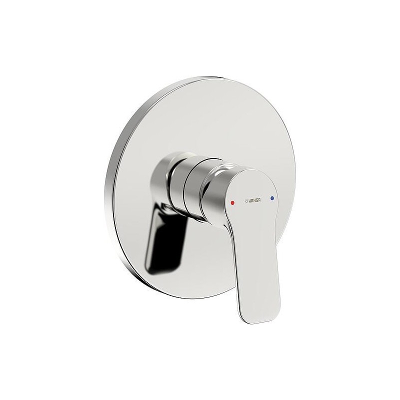 Mitigeur douche encastré Hansabasic, rosace 170 mm, chromé