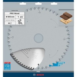 Lames de scie circulaire Ø 305 x 30 x 3,2 avec 80 dents, pour une utilisation universelle dans le bois