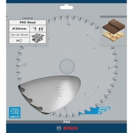 Lames de scie circulaire Ø 254 x 30 x 2,8 avec 24 dents, pour une utilisation universelle dans le bois