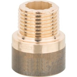 Rallonge de robinet 3540 R1/2" x Rp1/2" x 35 mm bronze