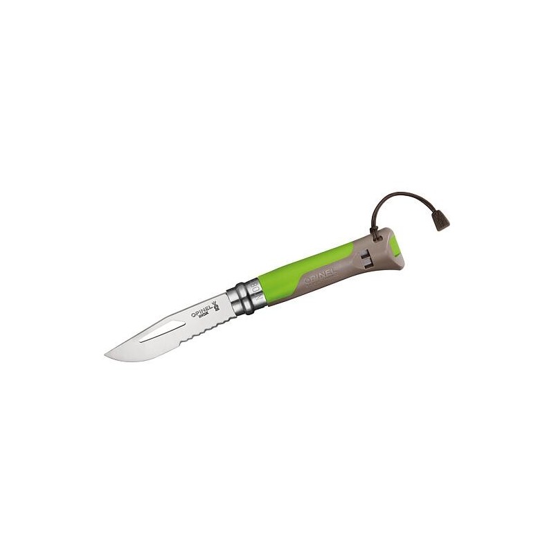 Couteau Opinel N° 8 Outdoor, vert/marron, 254311