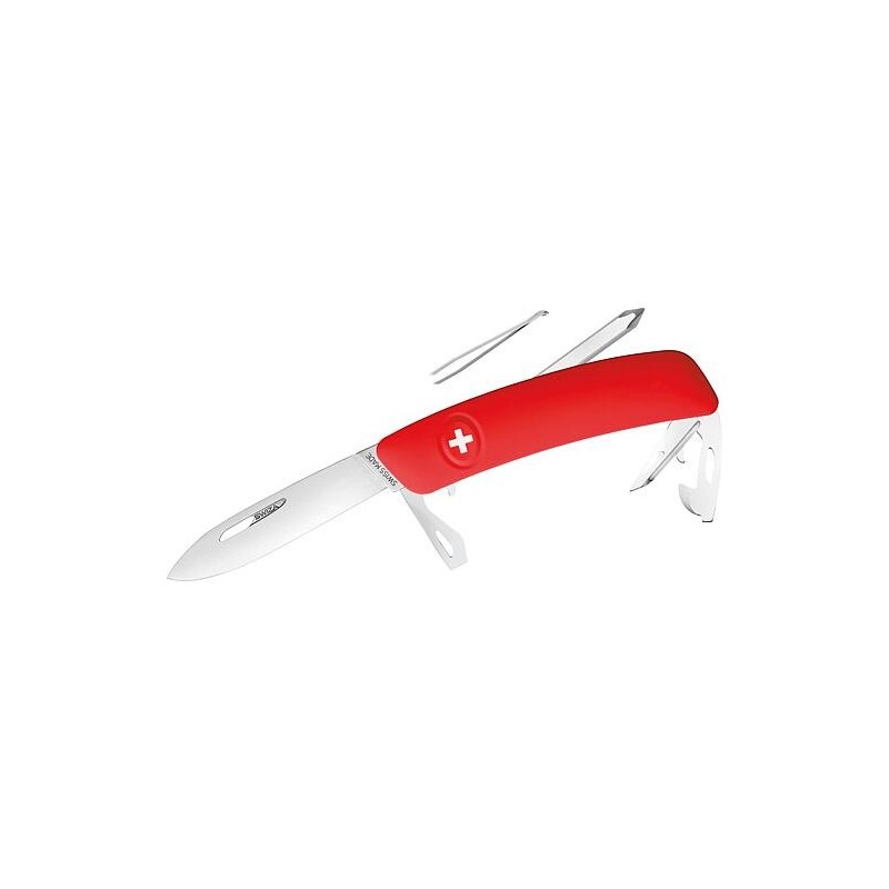 Couteau de poche Swiza D04, rouge, 690401