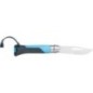 Couteau Opinel No.08 Outdoor, bleu/gris, 254268