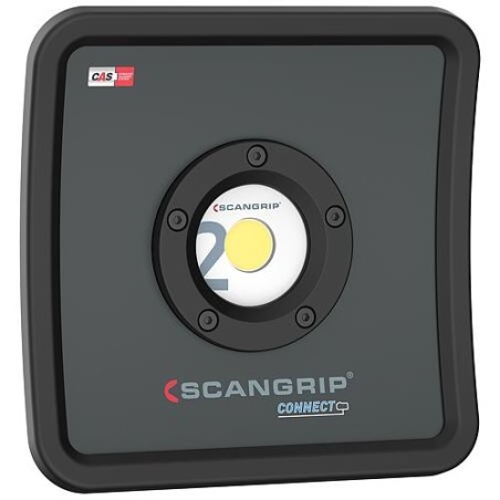 Lampes de travail LED sans fil scangrip® NOVA 2 CONNECT, Projecteur de chantier, 12/18V, sans batterie ni Chargeur