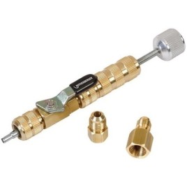 Outil pour valve Schrader+1/4"+5/16 "Adapt.