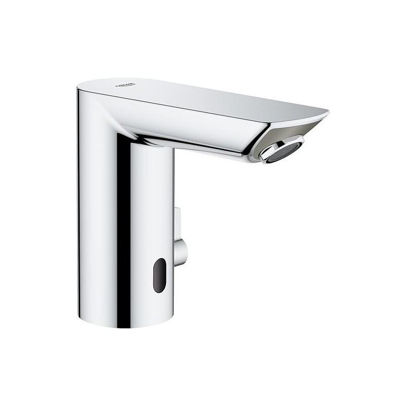 Robinetterie de lavabo infrarouge Grohe Bau Cosmopolitan E, avec réglage de température, alimentation secteur