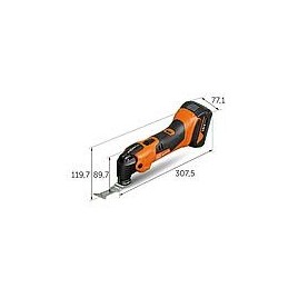 Multimaster sans fil Fein 18V AMM 500 Plus AS sans batteries ni chargeur