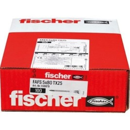 Vis d’ajustement Fischer FAFS 5,0x100 TX25 Cond. : 100