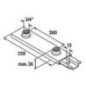 Élément coulissant Fischer GL 3/4" droit