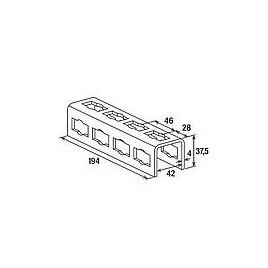 Raccord de rail Fischer PFUF OC 41 A4