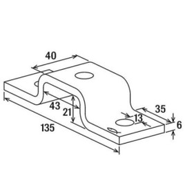 Élément de connexion Fischer FUF 21 fvz