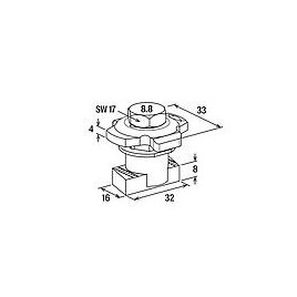 Connecteur traversant Fischer PFCN 41 A4