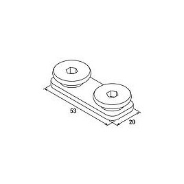 Raccord de rail Fischer FDCC