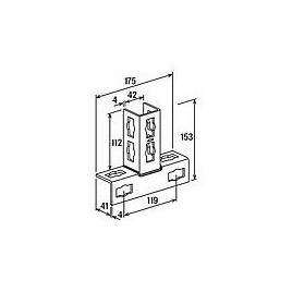 Élément de connexion Fischer PFUF 2D gvz