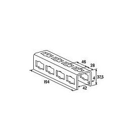 Raccord de rail Fischer PFUF OC